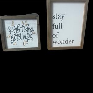 Boy’s Bedroom Decor, Wooden Framed Wall Art